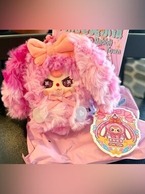 Baby Three Alice Rabbit Town Pink Satin